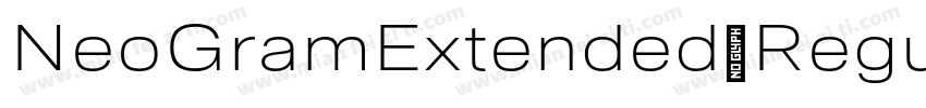 NeoGramExtended Regula字体转换